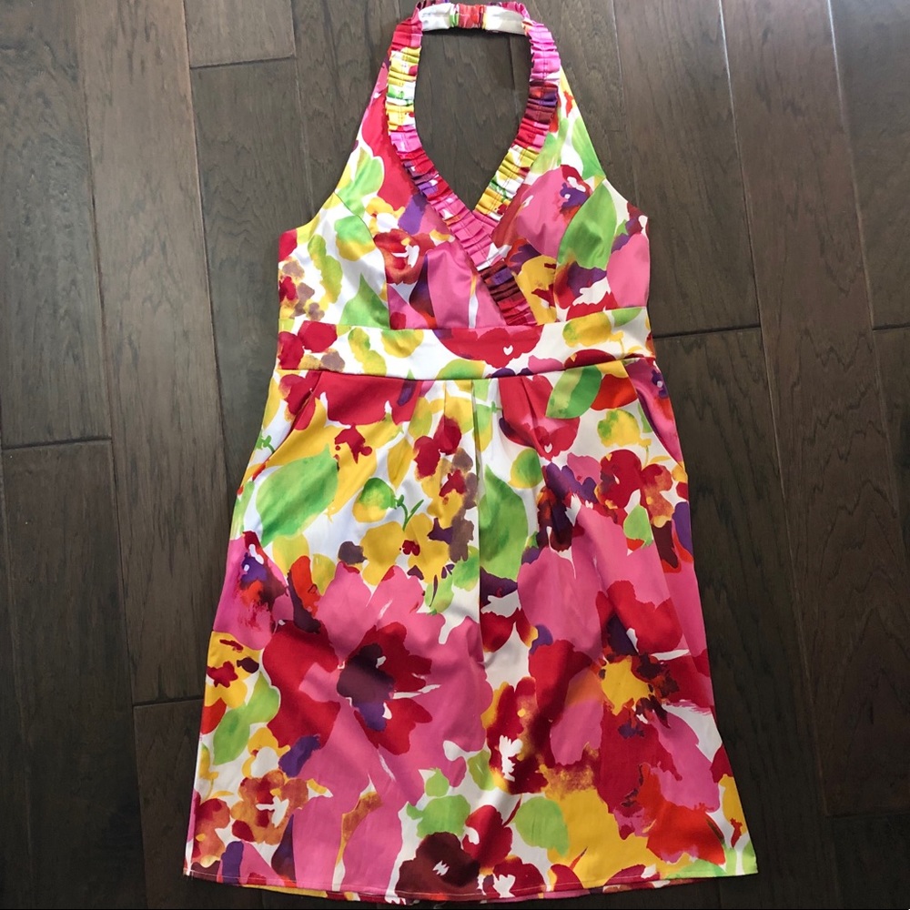 Gorgeous floral Halter dress